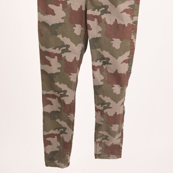 Zara Camouflage Skinny Pants Jeans US 6 EU 38 Camo - Picture 2 of 8